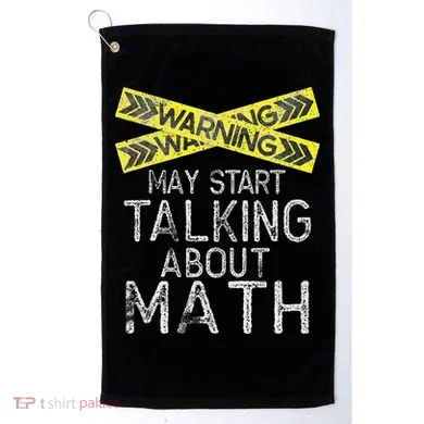 Math Lover Mathematics Math Student Funny Math  Golf Towel