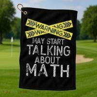 Math Lover Mathematics Math Student Funny Math  Golf Towel thumb 1