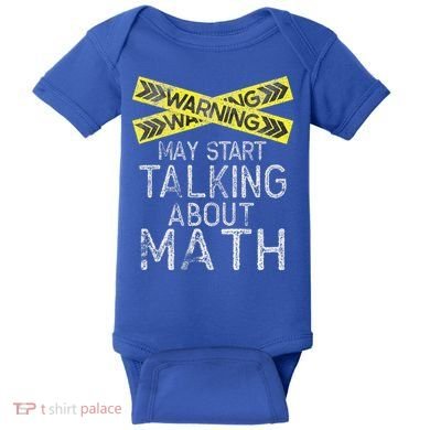 Math Lover Mathematics Math Student Funny Math  Baby Bodysuit