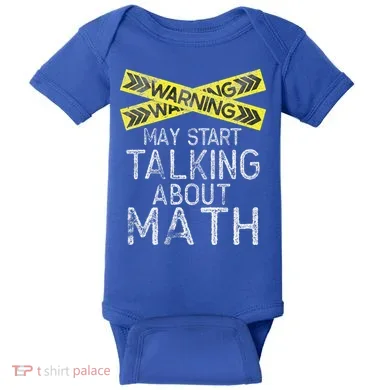 Math Lover Mathematics Math Student Funny Math  Baby Bodysuit