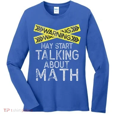 Math Lover Mathematics Math Student Funny Math  Women's Long Sleeve Shirt
