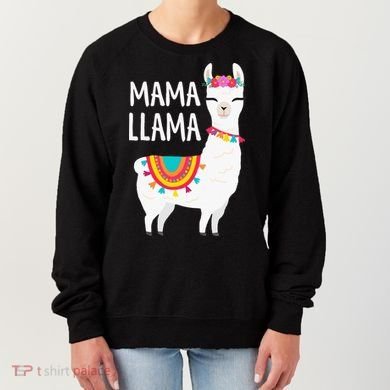 Mama Llama Mother Day Women's Sweatshirt