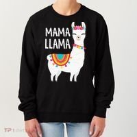 Mama Llama Mother Day Women's Sweatshirt thumb 0