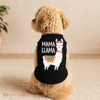 Mama Llama Mother Day Doggie Tank thumb 2