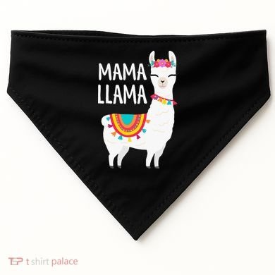 Mama Llama Mother Day USA-Made Doggie Bandana
