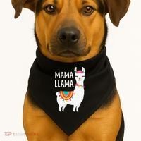 Mama Llama Mother Day USA-Made Doggie Bandana thumb 1