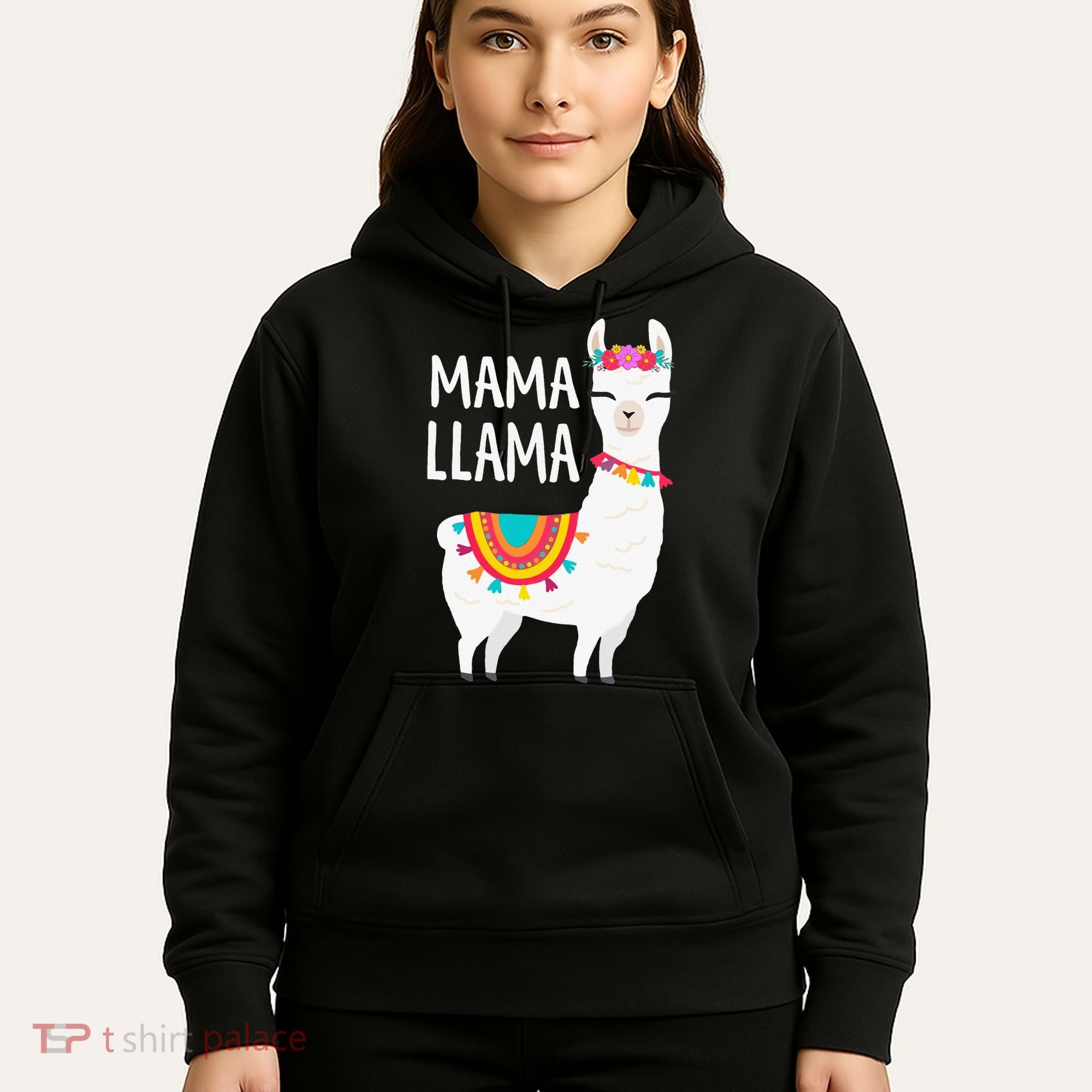 Mama Llama Mother Day Hoodie