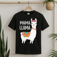 Mama Llama Mother Day T-Shirt thumb 2