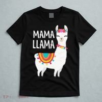 Mama Llama Mother Day T-Shirt thumb 5
