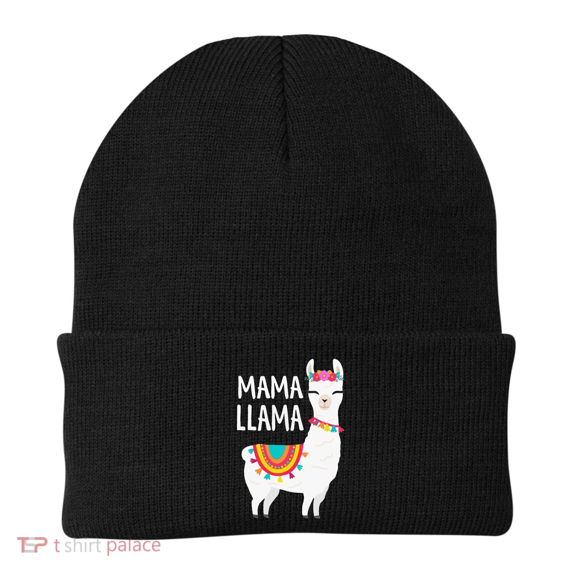 Mama Llama Mother Day Beanie