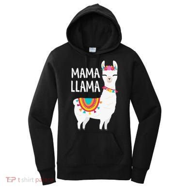 Mama Llama Mother Day Women's Hoodie