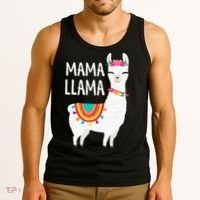 Mama Llama Mother Day Tank Top thumb 3