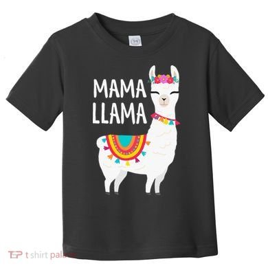 Mama Llama Mother Day Toddler T-Shirt