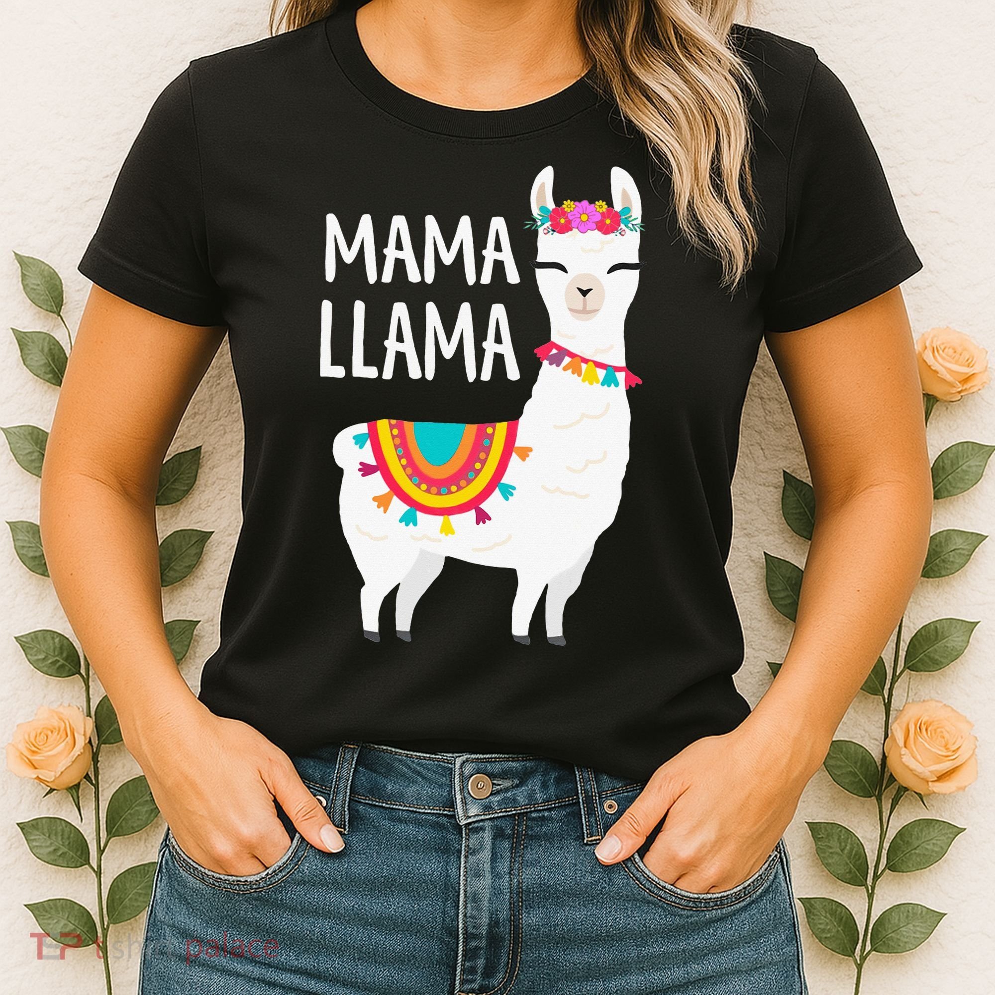 Mama Llama Mother Day Women's T-Shirt