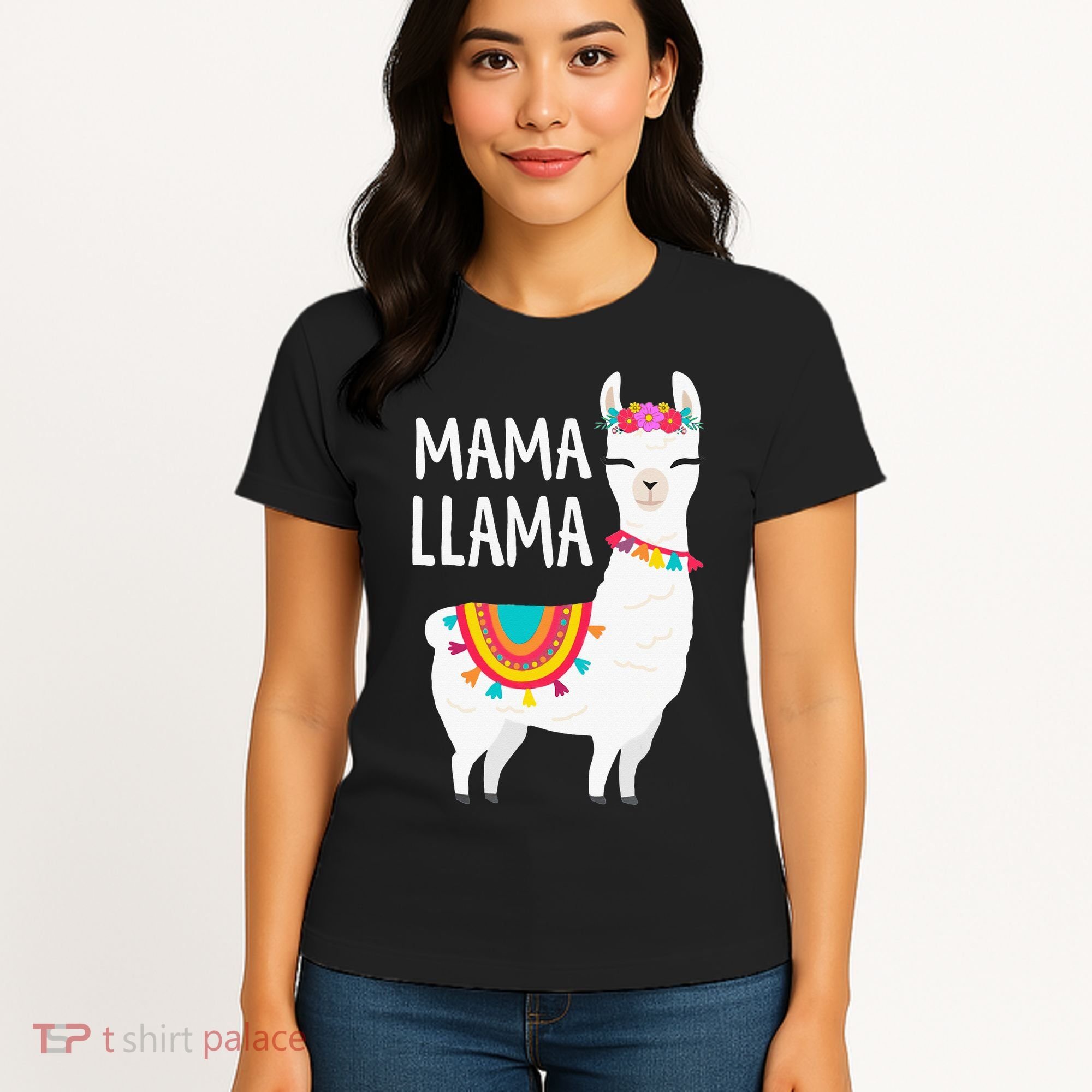 Mama Llama Mother Day Women's T-Shirt