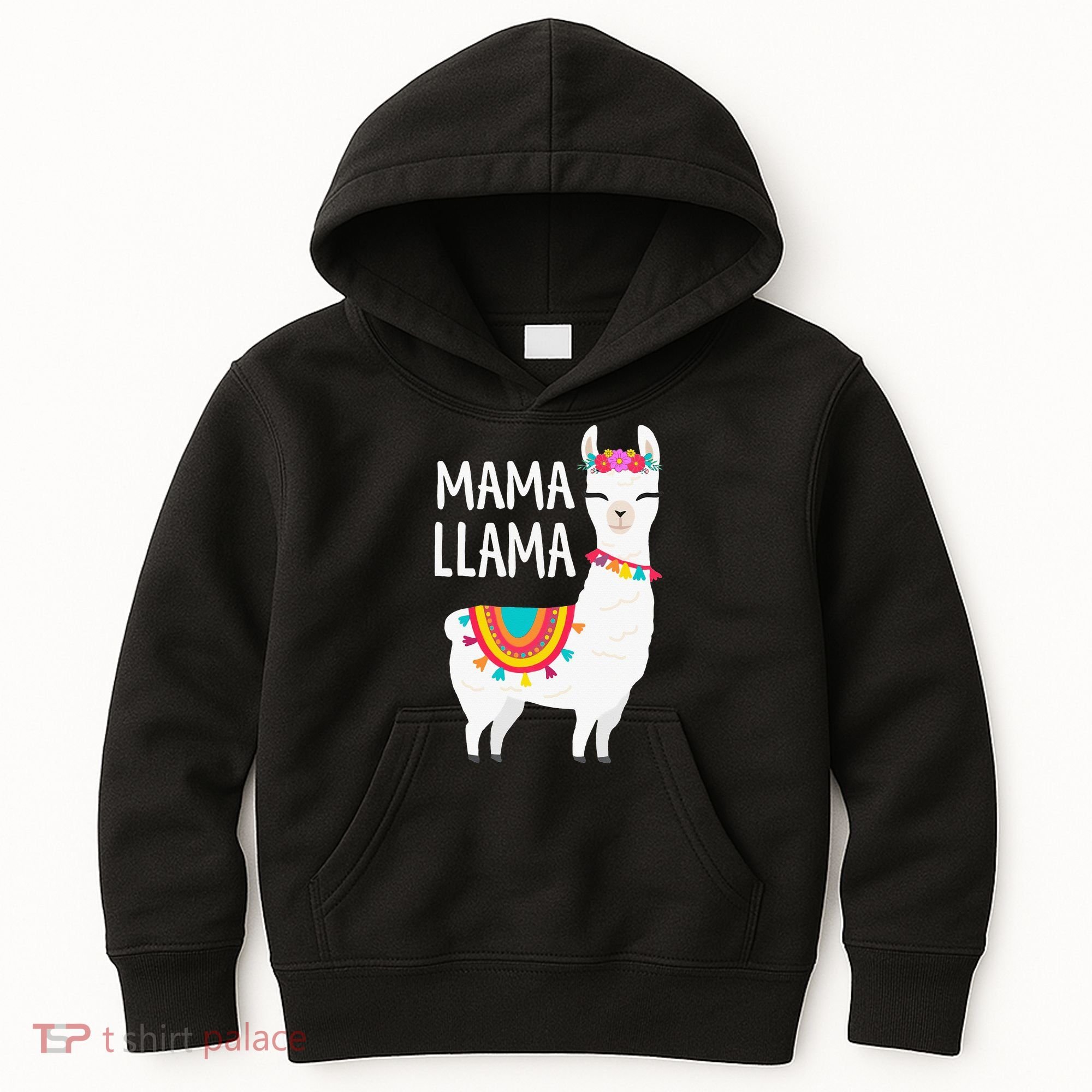 Mama Llama Mother Day Kids Hoodie