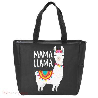 Mama Llama Mother Day Tote Bag