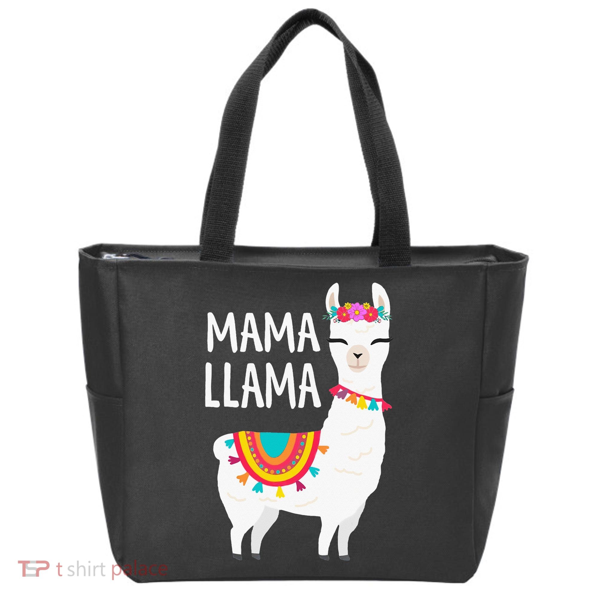 Mama Llama Mother Day Tote Bag