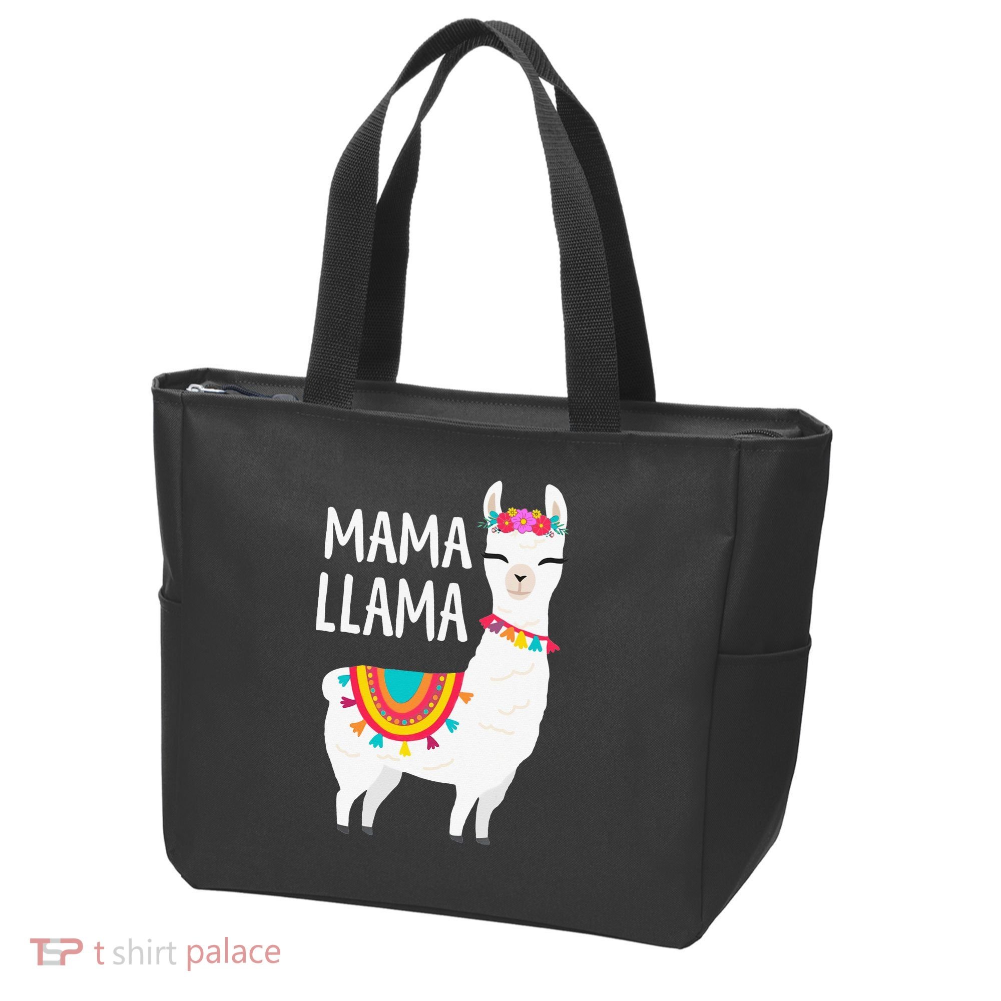 Mama Llama Mother Day Tote Bag