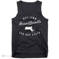 Massachusetts Lover Massachusetts Pride Massachusetts Tank Top thumb 0