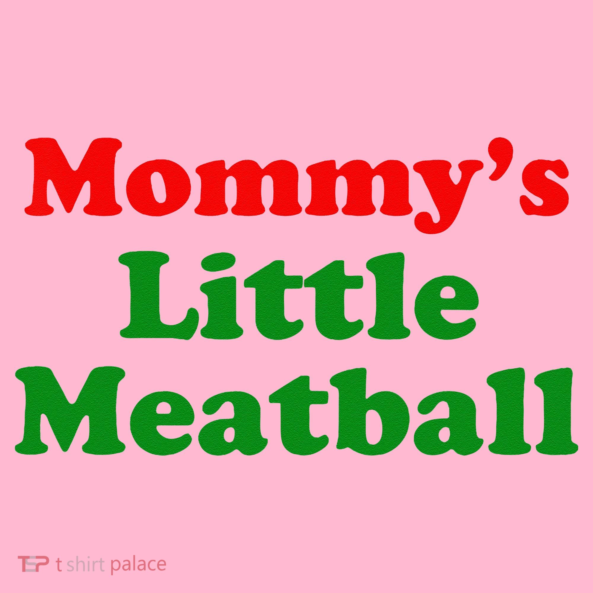 Mommys Little Meatball Funny Italian Joke Coaster