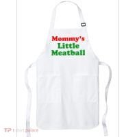 Mommys Little Meatball Funny Italian Joke Apron thumb 0
