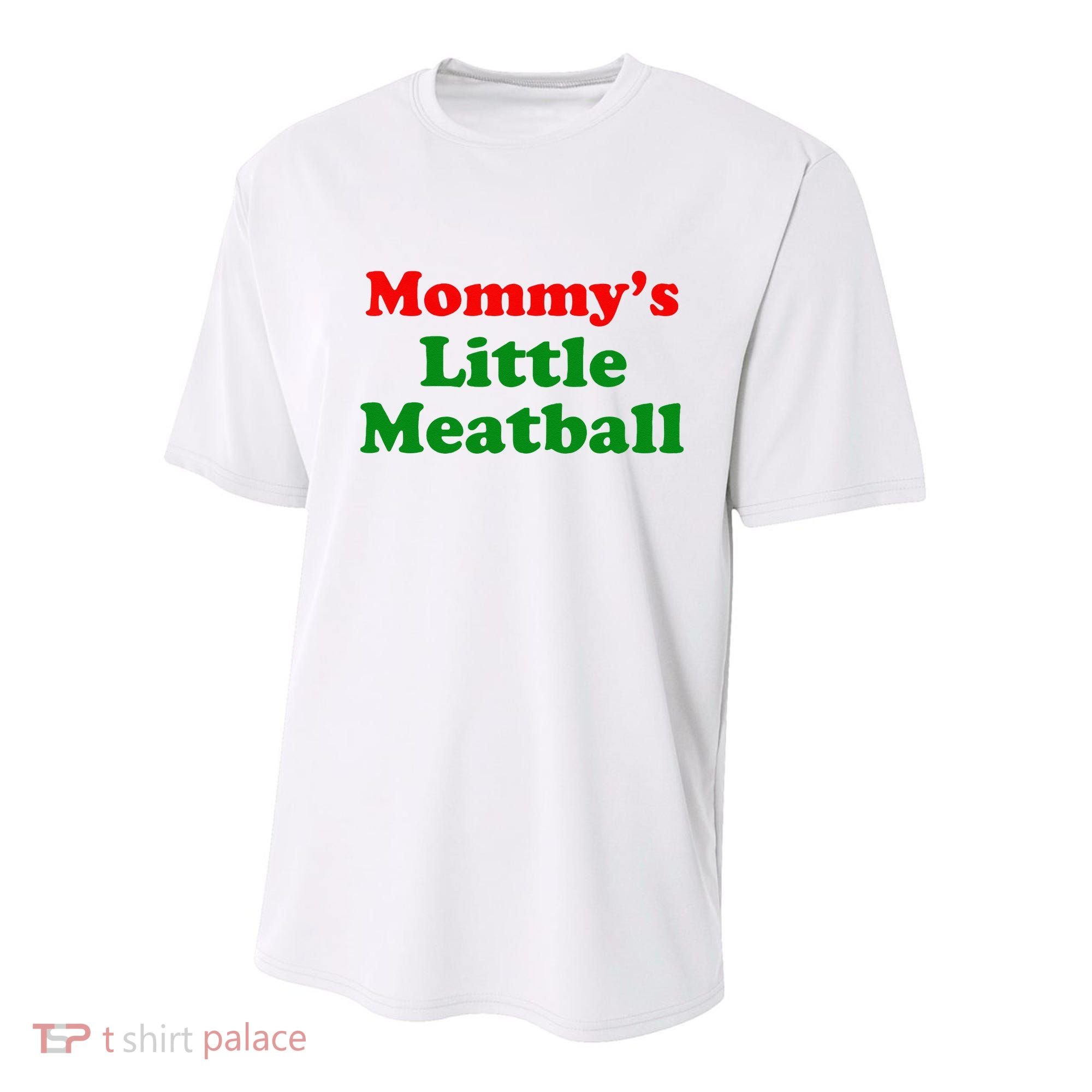 Mommys Little Meatball Funny Italian Joke Youth Performance Sprint T-Shirt