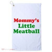 Mommys Little Meatball Funny Italian Joke Golf Towel thumb 0