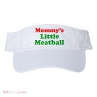 Mommys Little Meatball Funny Italian Joke Visor thumb 0