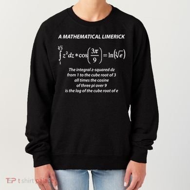 Mathematical Limerick Math Geek Nerd Gift Meaningful Gift Women's Sweatshirt