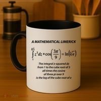Mathematical Limerick Math Geek Nerd Gift Meaningful Gift Coffee Mug thumb 4