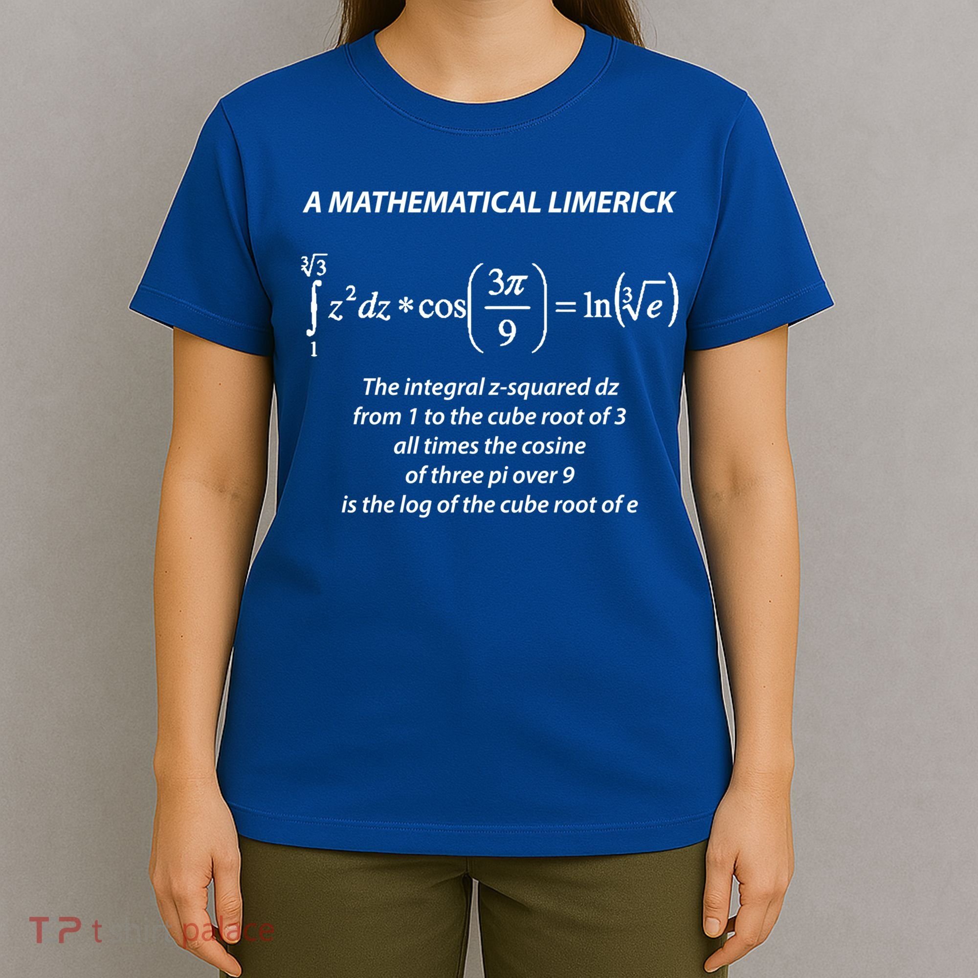 Mathematical Limerick Math Geek Nerd Gift Meaningful Gift T-Shirt