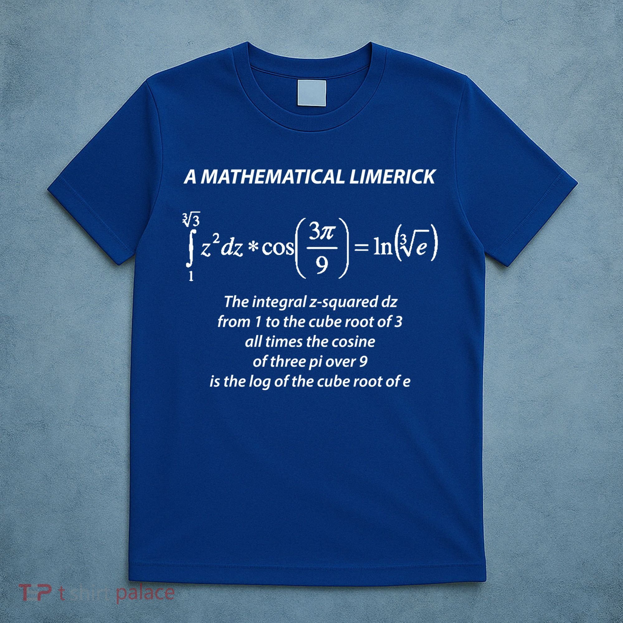 Mathematical Limerick Math Geek Nerd Gift Meaningful Gift T-Shirt