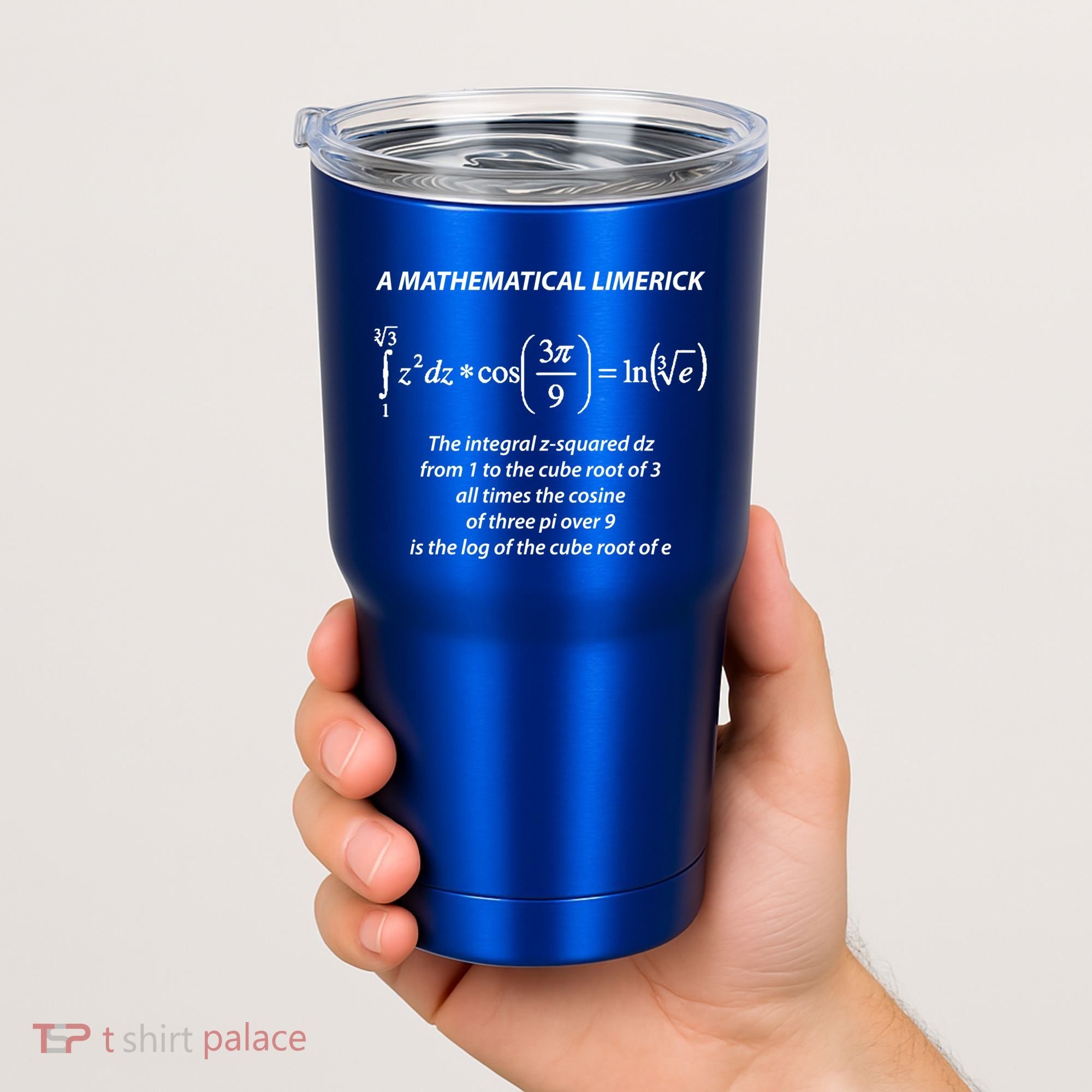 Mathematical Limerick Math Geek Nerd Gift Meaningful Gift Tumbler