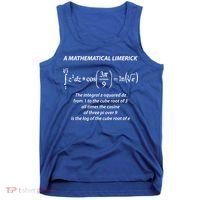 Mathematical Limerick Math Geek Nerd Gift Meaningful Gift Tank Top thumb 0