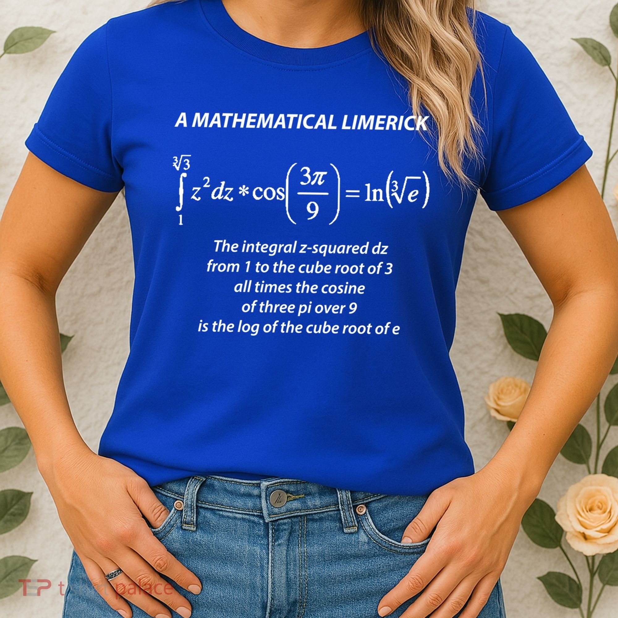 Mathematical Limerick Math Geek Nerd Gift Meaningful Gift Women's T-Shirt