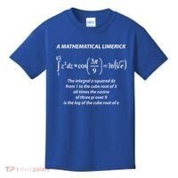 Mathematical Limerick Math Geek Nerd Gift Meaningful Gift Kids T-Shirt thumb 0