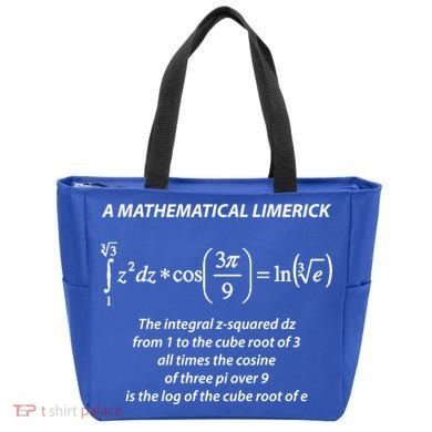 Mathematical Limerick Math Geek Nerd Gift Meaningful Gift Tote Bag