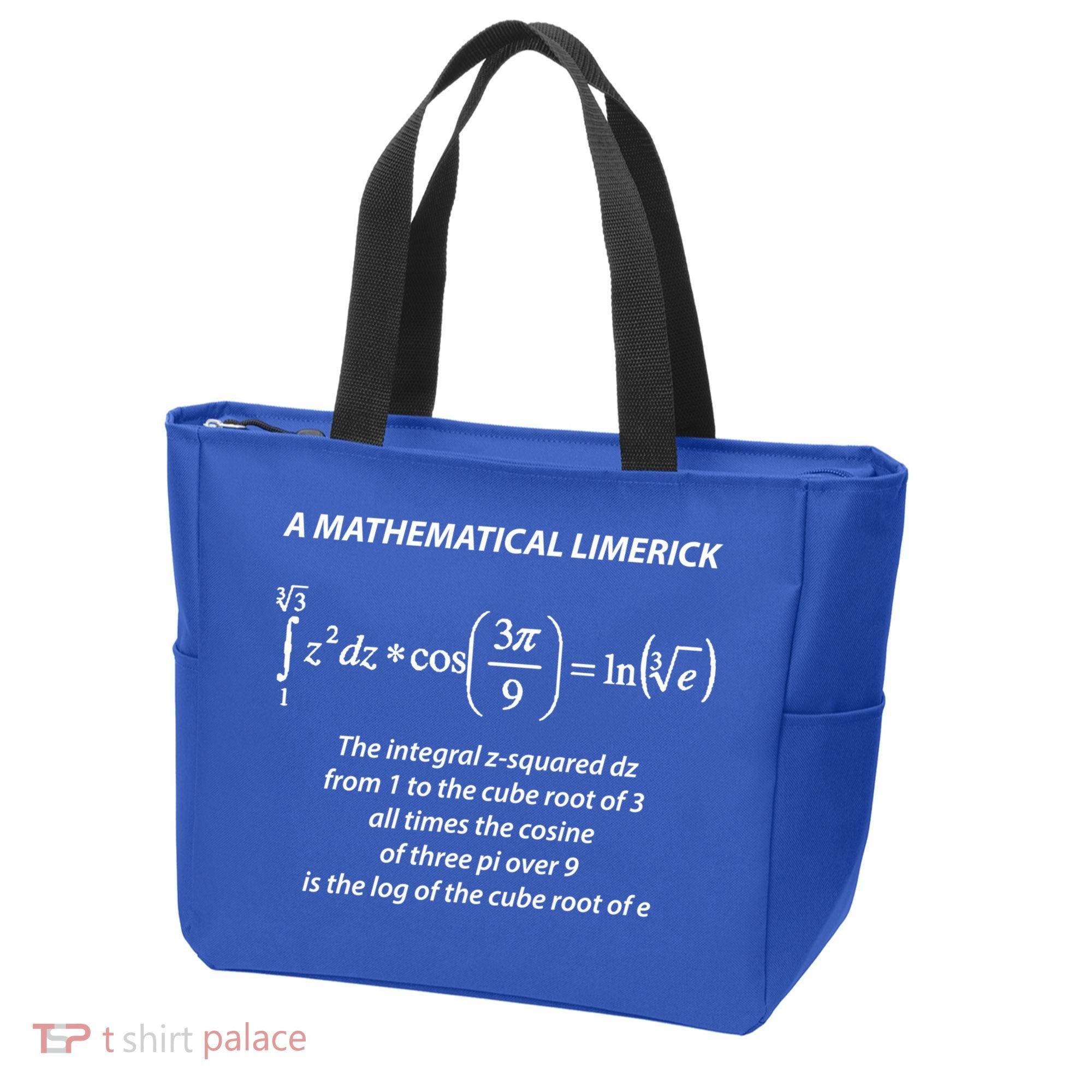 Mathematical Limerick Math Geek Nerd Gift Meaningful Gift Tote Bag