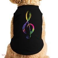 Musican Lover Musical Notes Just Music Doggie Tank thumb 0
