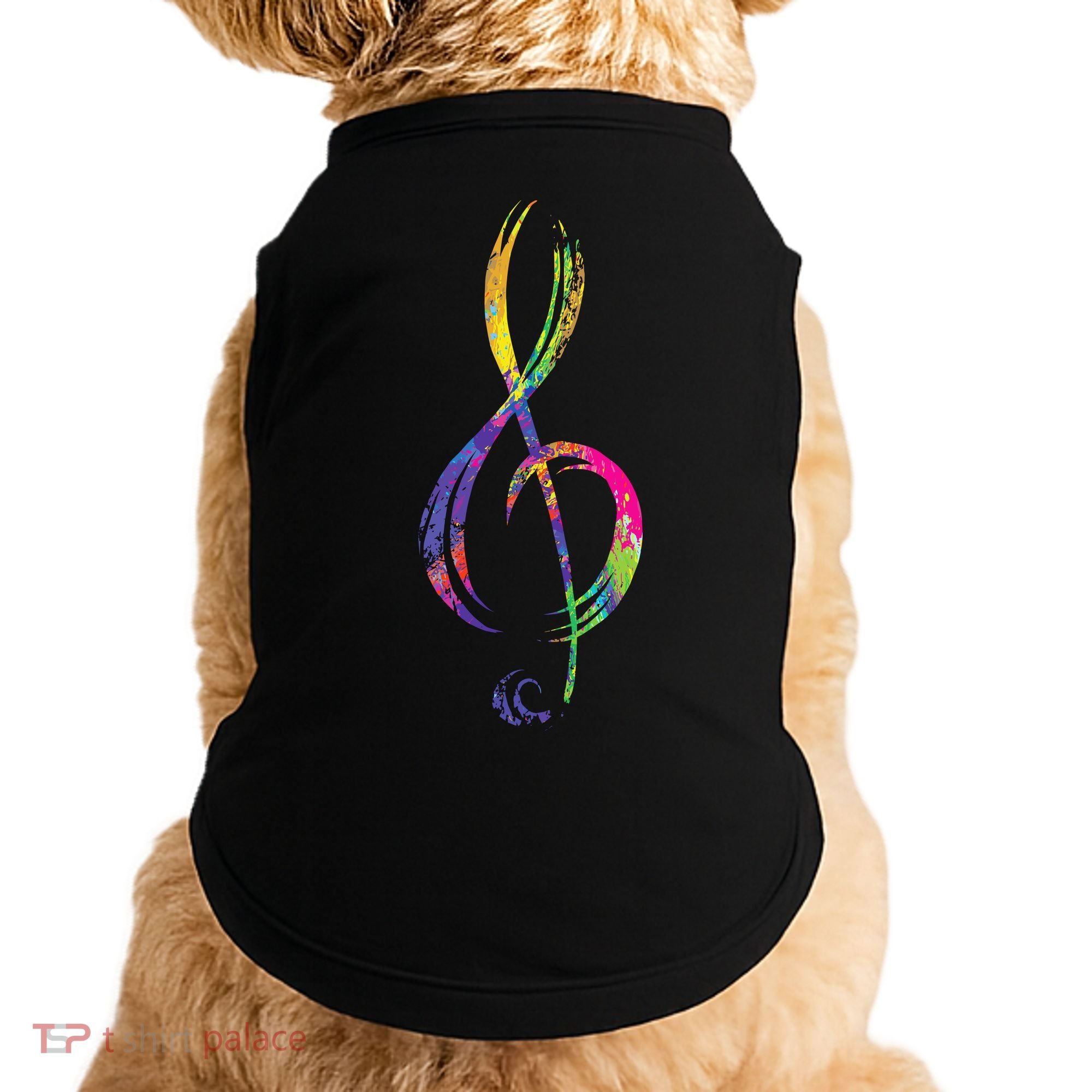 Musican Lover Musical Notes Just Music Doggie Tank