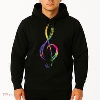 Musican Lover Musical Notes Just Music Hoodie thumb 2