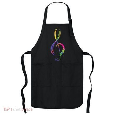 Musican Lover Musical Notes Just Music Apron