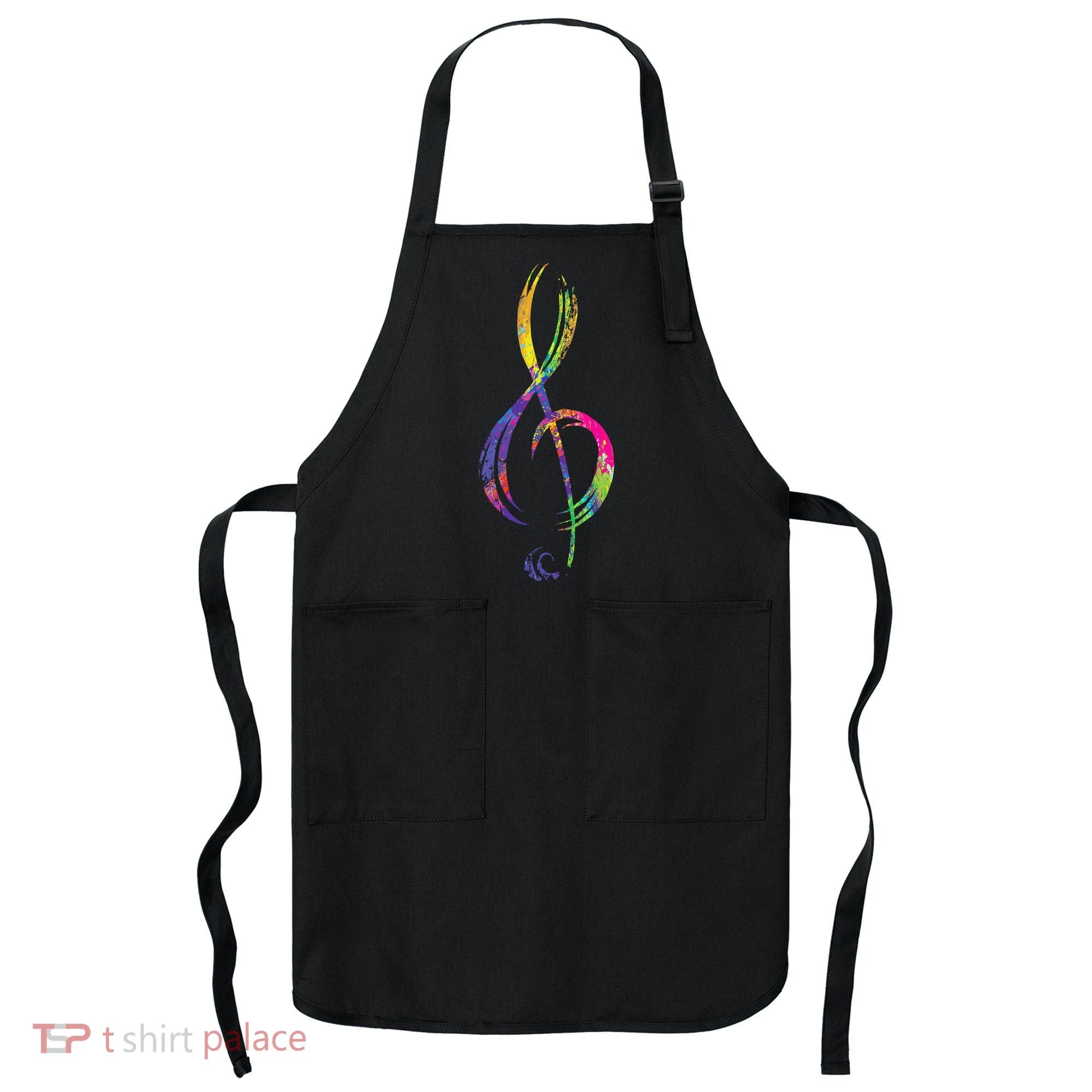 Musican Lover Musical Notes Just Music Apron