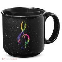 Musican Lover Musical Notes Just Music 15oz Campfire Ceramic Mug thumb 0