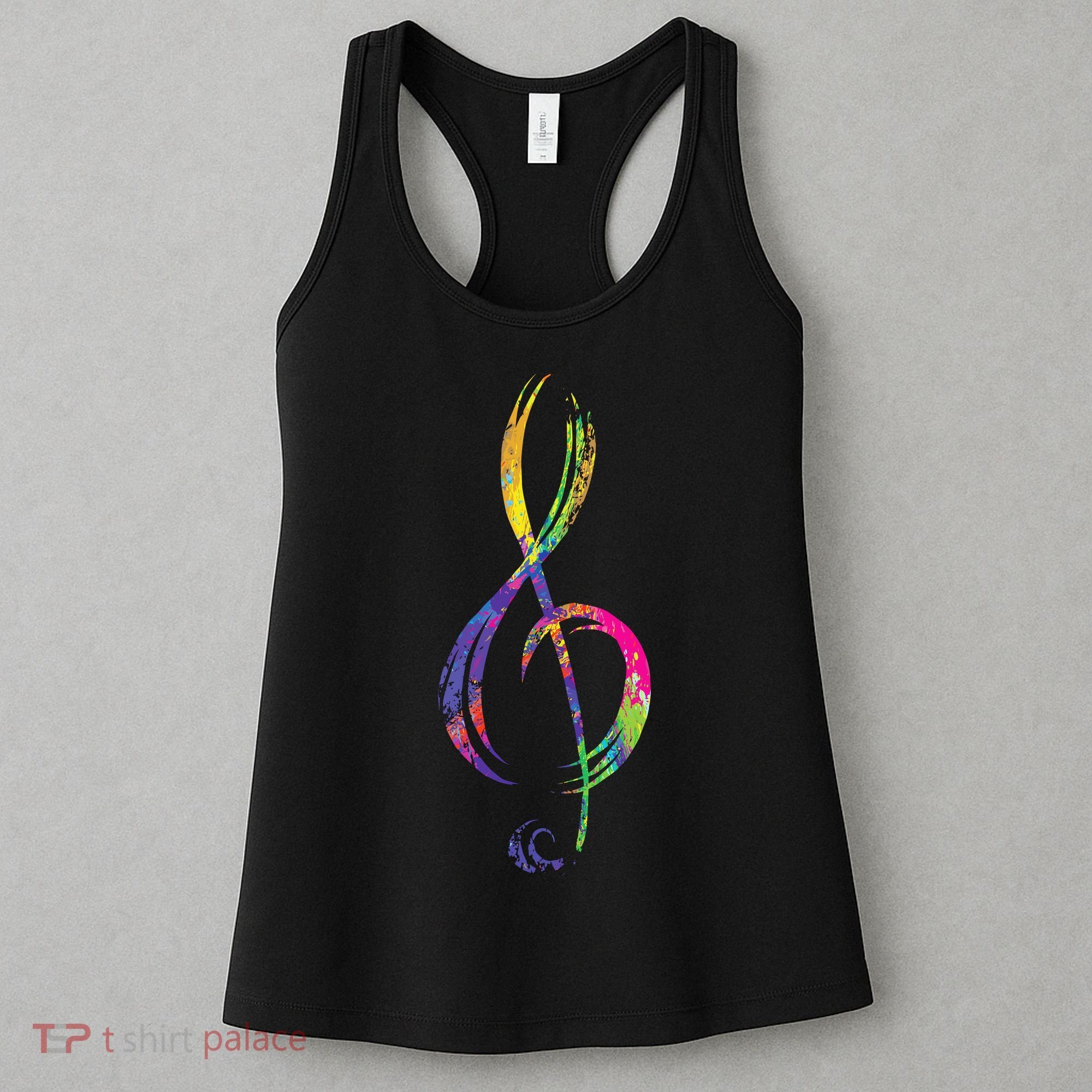 Musican Lover Musical Notes Just Music Women's Tank Top