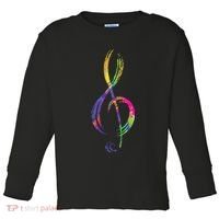 Musican Lover Musical Notes Just Music Toddler Long Sleeve Shirt thumb 0