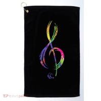 Musican Lover Musical Notes Just Music Golf Towel thumb 0