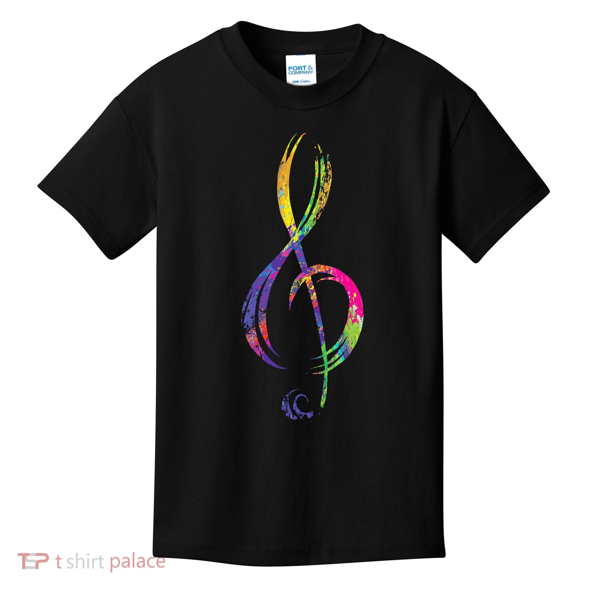 Musican Lover Musical Notes Just Music Kids T-Shirt