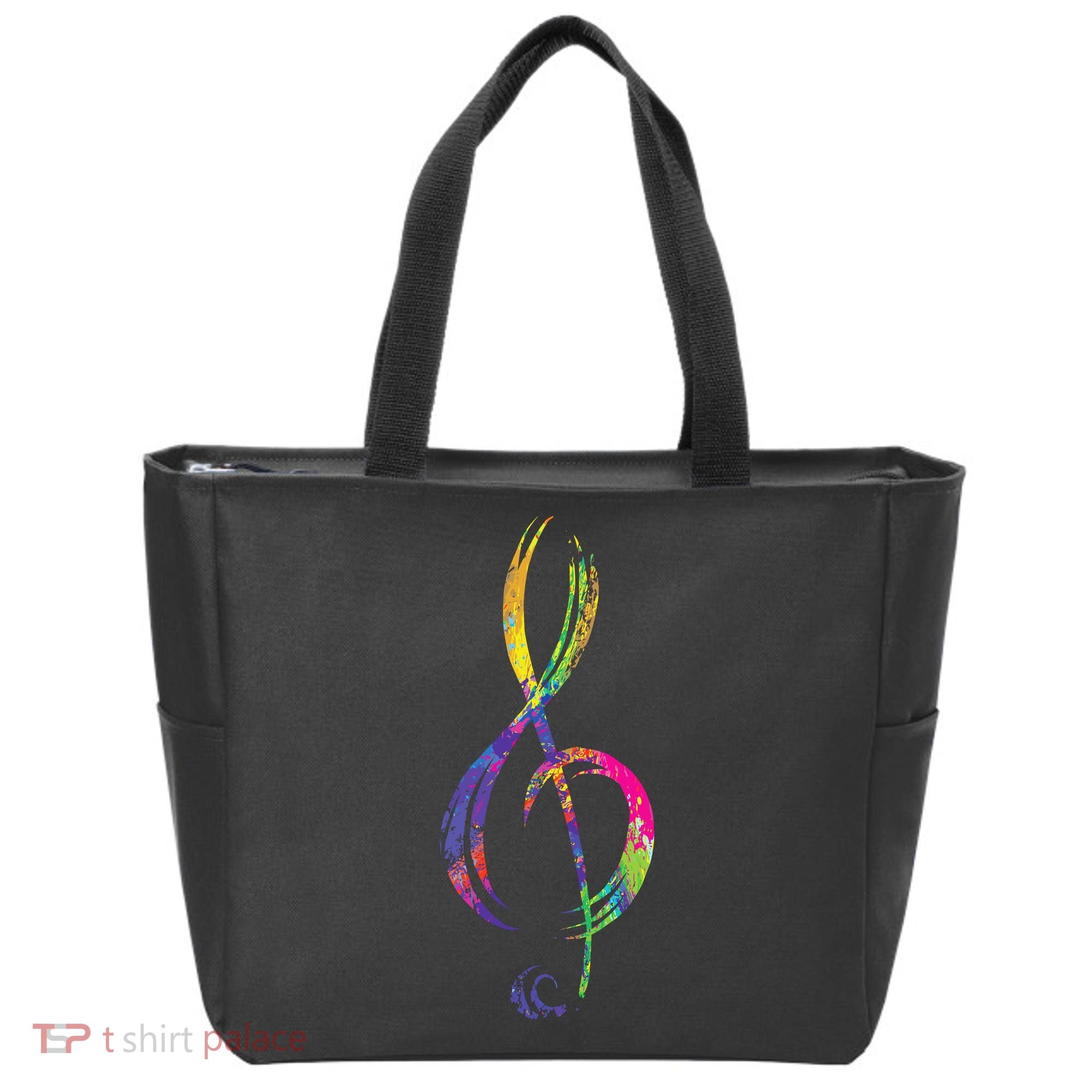 Musican Lover Musical Notes Just Music Tote Bag